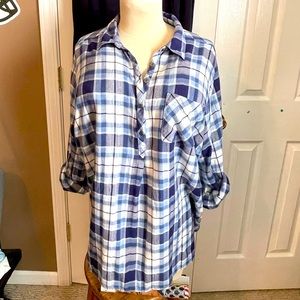 Sonoma Plaid Shirt GUC